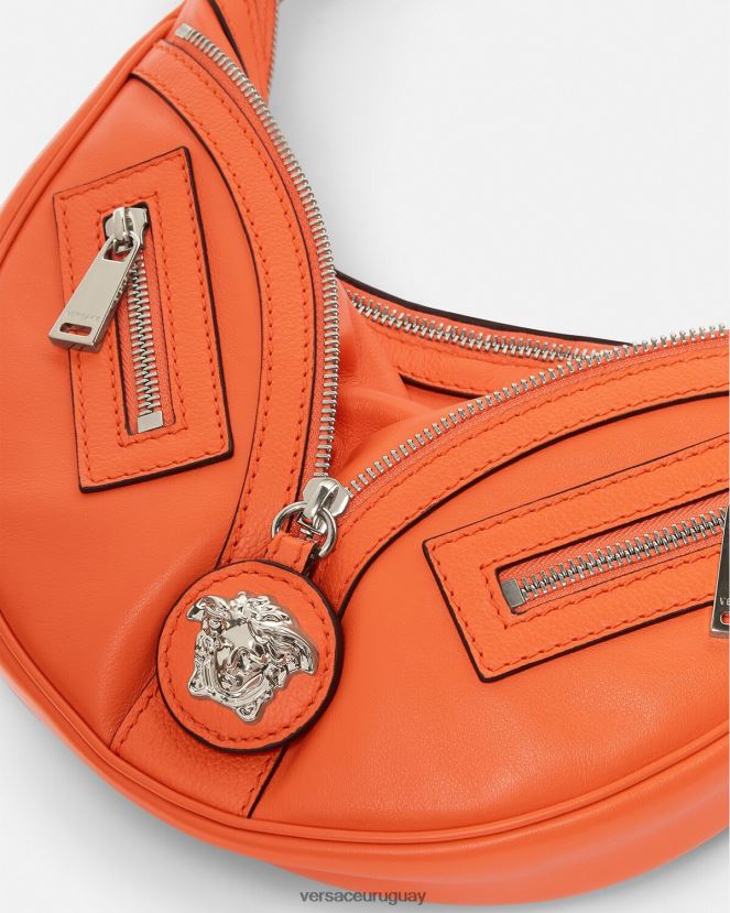 Versace bolso hobo pequeño repetido mujer naranja bolsas H88R0H295
