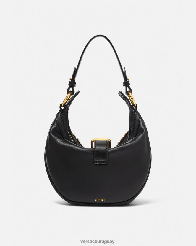 Versace bolso hobo pequeño repetido mujer negro bolsas H88R0H274