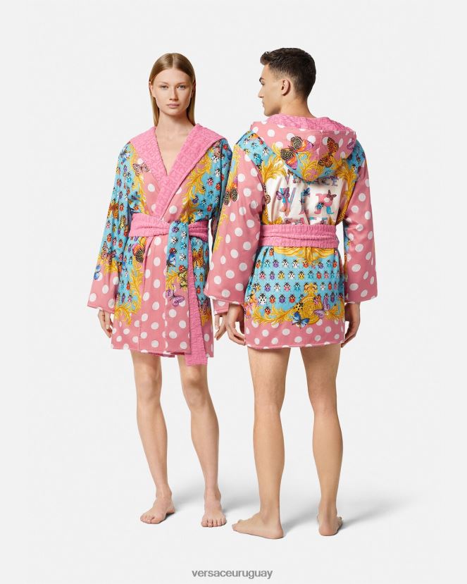 Versace albornoz corto mariposas mujer imprimir ropa interior y ropa de playa H88R0H1080