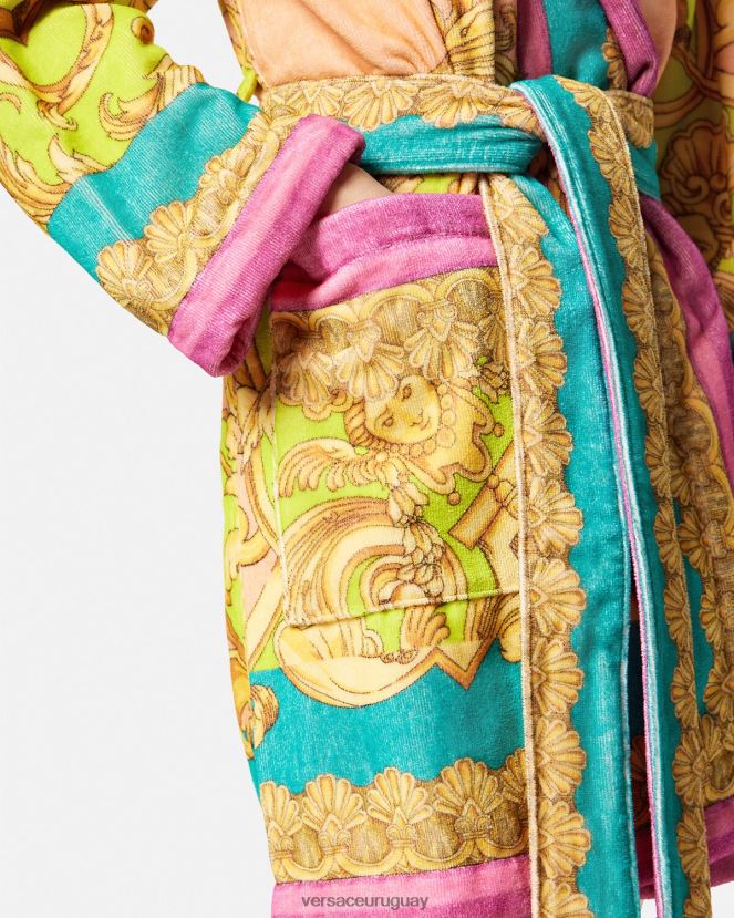 Versace bata de baño diosa barroca mujer imprimir ropa interior y ropa de playa H88R0H1097