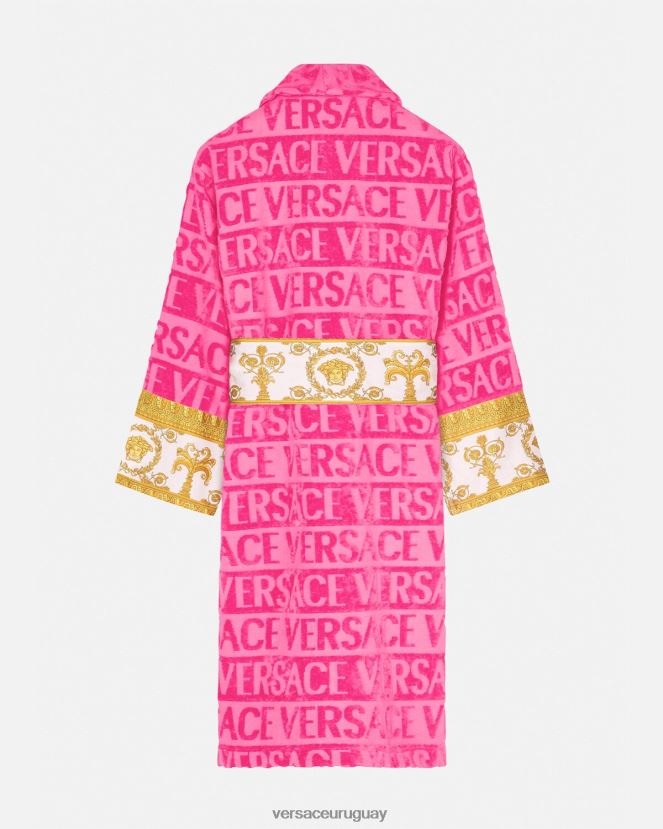 Versace yo bata de baño barroca mujer fucsia ropa interior y ropa de playa H88R0H1094