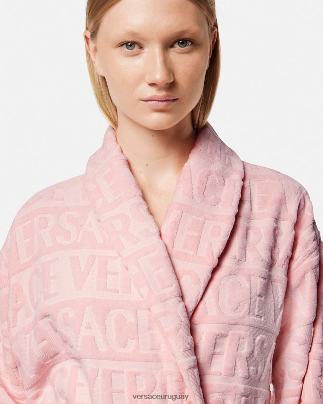 Versace yo bata de baño barroca mujer rosa ropa interior y ropa de playa H88R0H1095