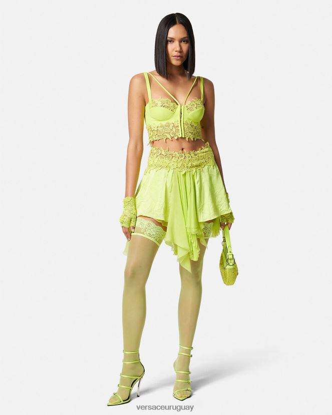 Versace medias de encaje mujer cal ropa interior y ropa de playa H88R0H1112