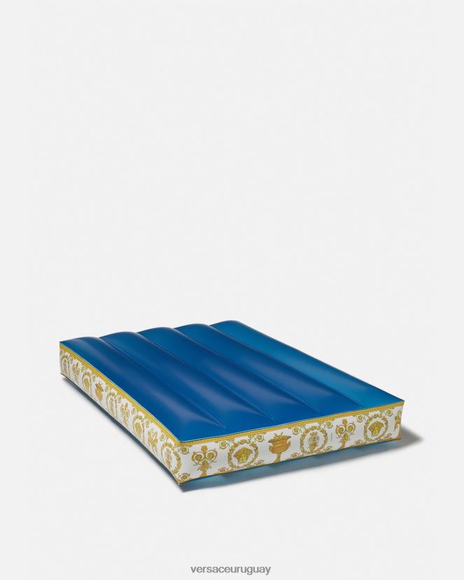 Versace colchón flotante creta de flor mujer azul claro ropa interior y ropa de playa H88R0H1213