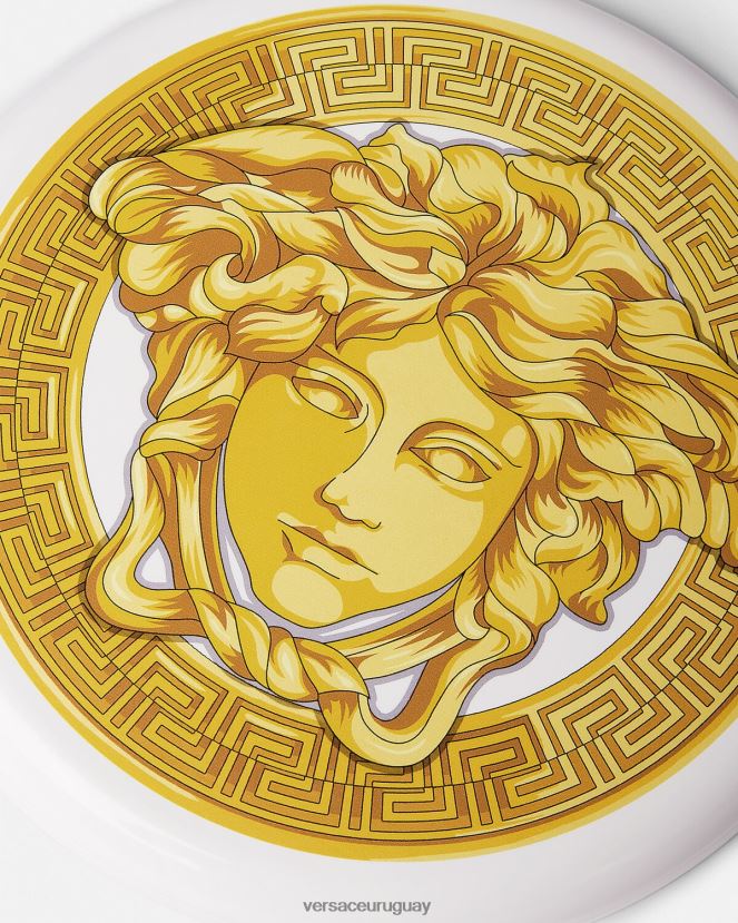 Versace disco volador medusa mujer blanco ropa interior y ropa de playa H88R0H1211