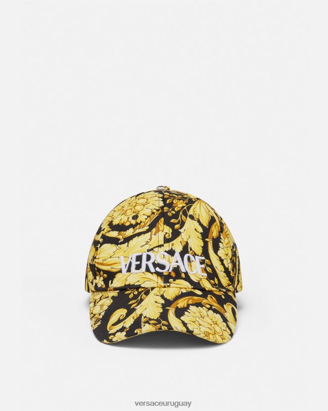 Versace gorra de béisbol con logo barroco mujer imprimir ropa interior y ropa de playa H88R0H1209