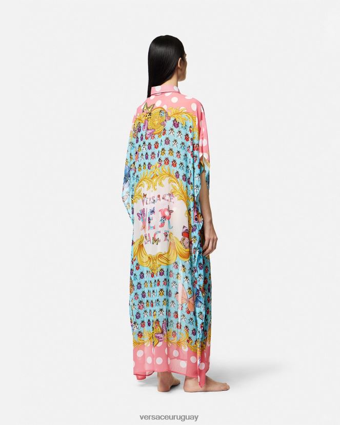 Versace camisa de mariposas mujer imprimir ropa interior y ropa de playa H88R0H1193