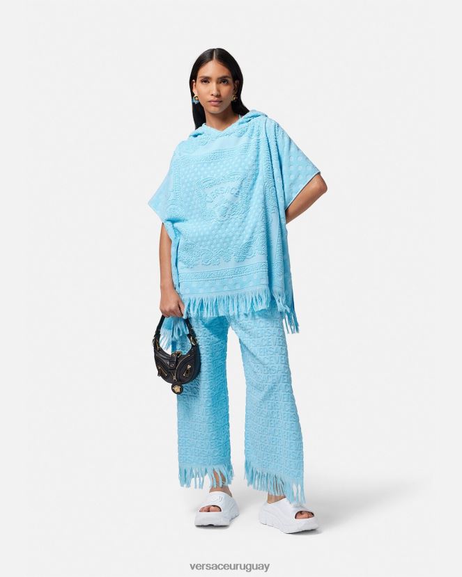 Versace pareo de toalla con mariposas patrimoniales mujer un color ropa interior y ropa de playa H88R0H1192