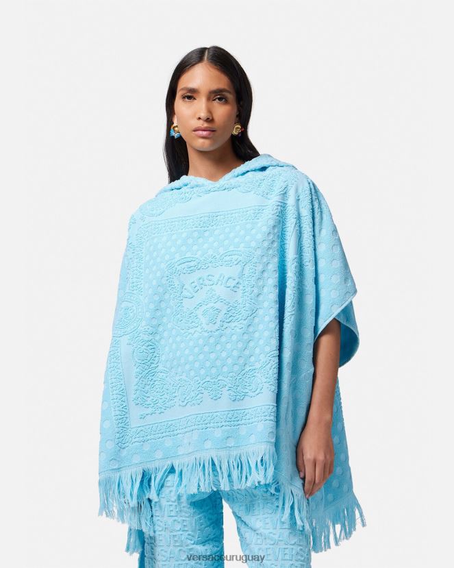 Versace pareo de toalla con mariposas patrimoniales mujer un color ropa interior y ropa de playa H88R0H1192