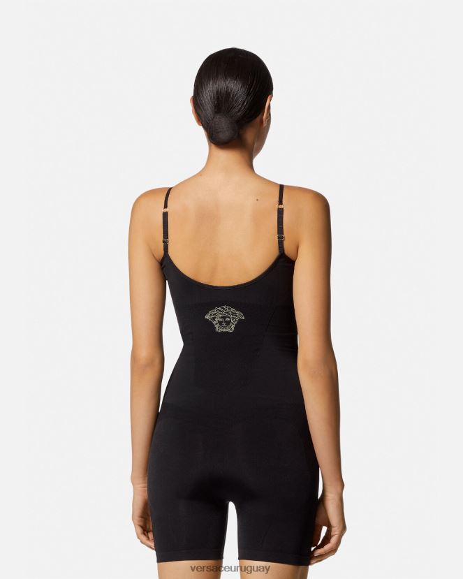 Versace body moldeador con medusa mujer negro ropa interior y ropa de playa H88R0H1064