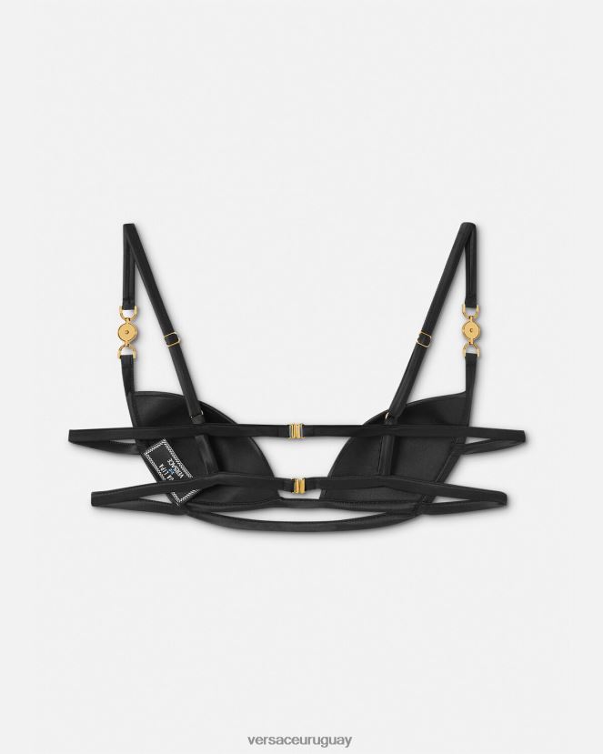 Versace sujetador con medusa \'95 mujer negro ropa interior y ropa de playa H88R0H1032