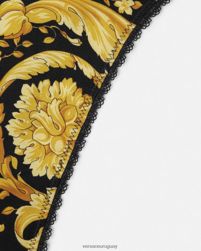 Versace tanga barroco mujer imprimir ropa interior y ropa de playa H88R0H1035