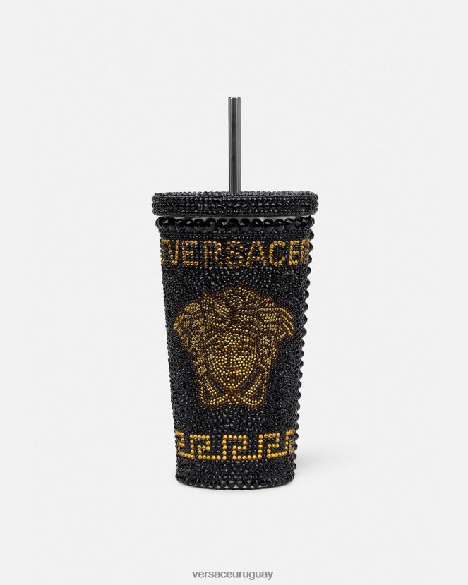 Versace taza de viaje de medusa de cristal mujer amarillo ropa interior y ropa de playa H88R0H1206