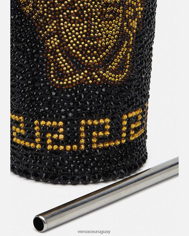Versace taza de viaje de medusa de cristal mujer amarillo ropa interior y ropa de playa H88R0H1206