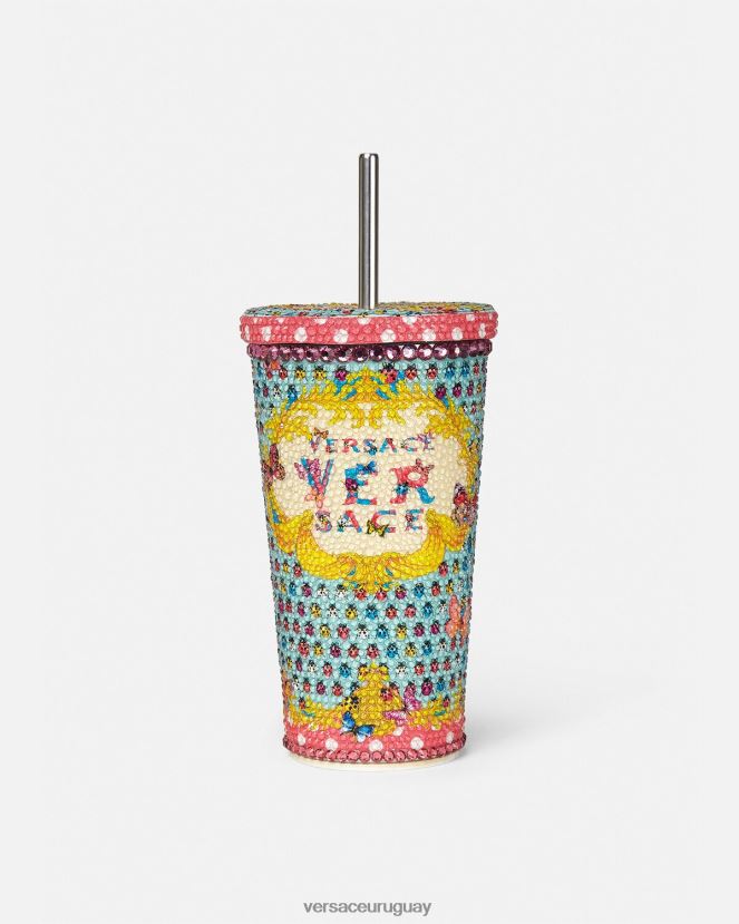 Versace taza de viaje mariposas de cristal mujer imprimir ropa interior y ropa de playa H88R0H1194