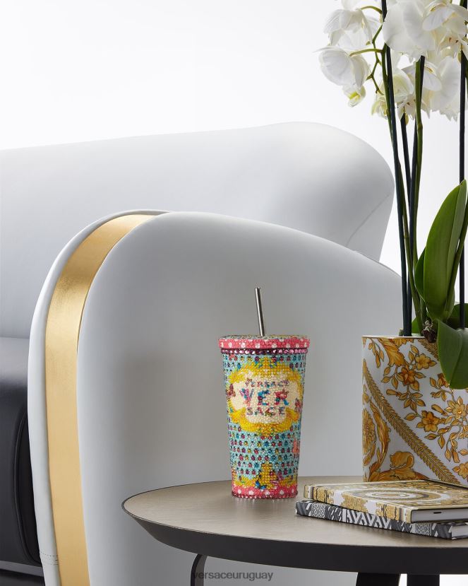 Versace taza de viaje mariposas de cristal mujer imprimir ropa interior y ropa de playa H88R0H1194