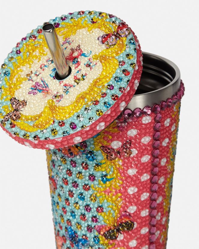 Versace taza de viaje mariposas de cristal mujer imprimir ropa interior y ropa de playa H88R0H1194