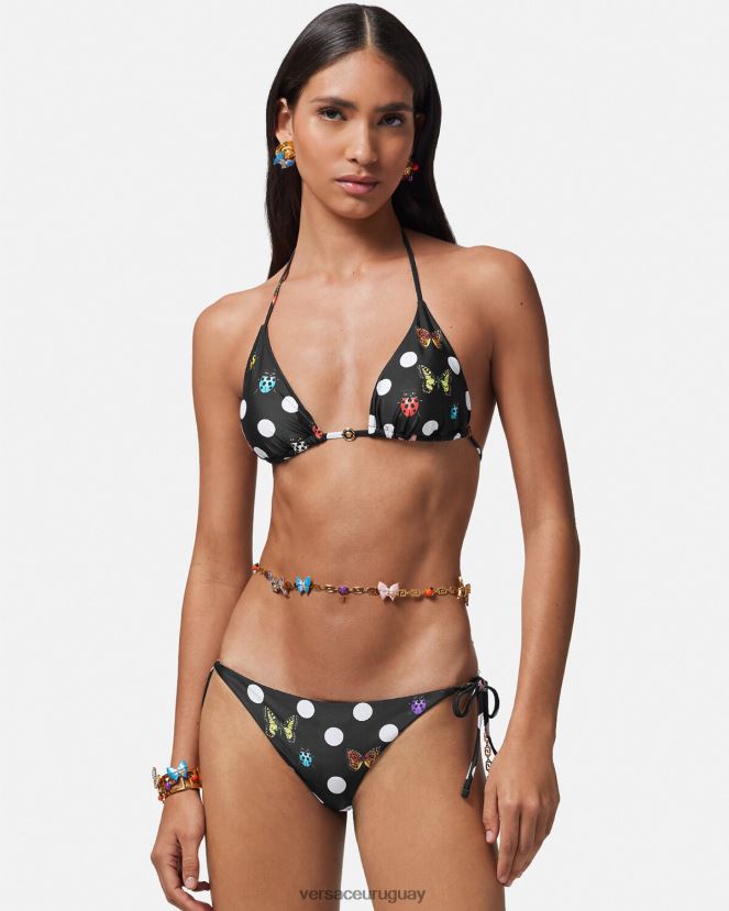 Versace braguita de bikini mariposas mujer imprimir ropa interior y ropa de playa H88R0H1115