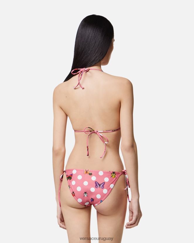 Versace braguita de bikini mariposas mujer imprimir ropa interior y ropa de playa H88R0H1133