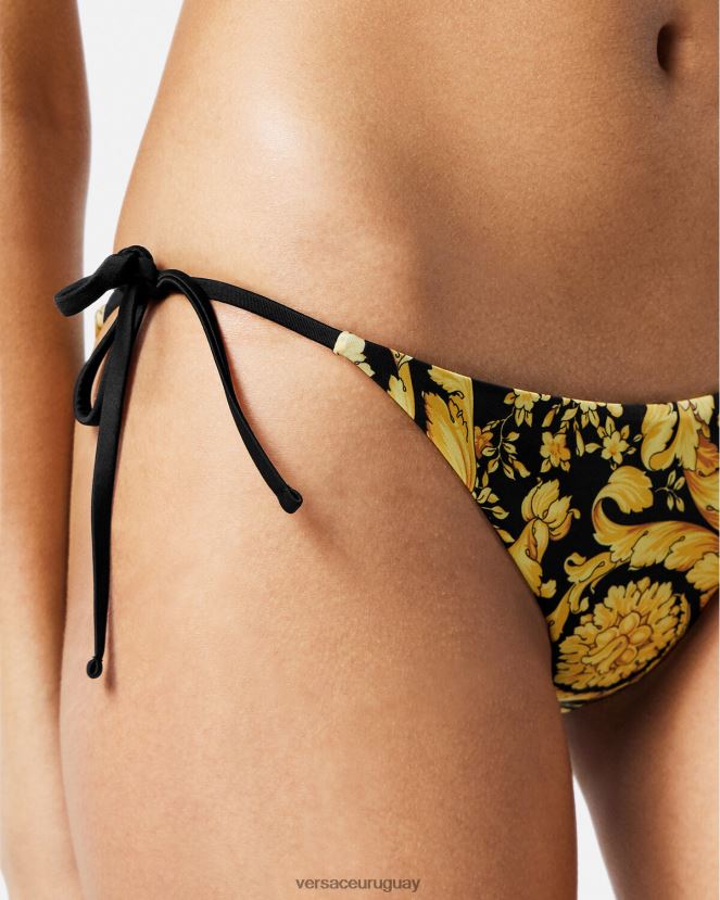 Versace braguitas de bikini barroco mujer imprimir ropa interior y ropa de playa H88R0H1142