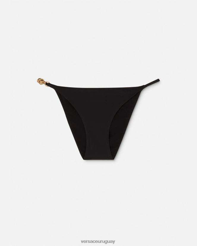 Versace braguitas de bikini de triángulo con medusa '95 mujer negro ropa interior y ropa de playa H88R0H1146
