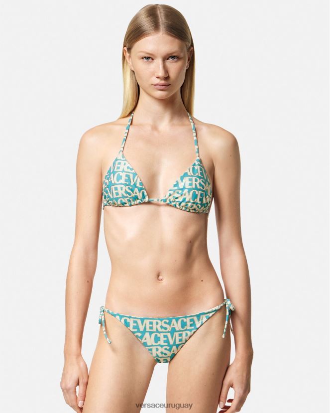 Versace braguitas de bikini por toda la prenda mujer imprimir ropa interior y ropa de playa H88R0H1128