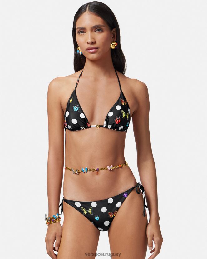 Versace top de bikini con mariposas mujer imprimir ropa interior y ropa de playa H88R0H1114