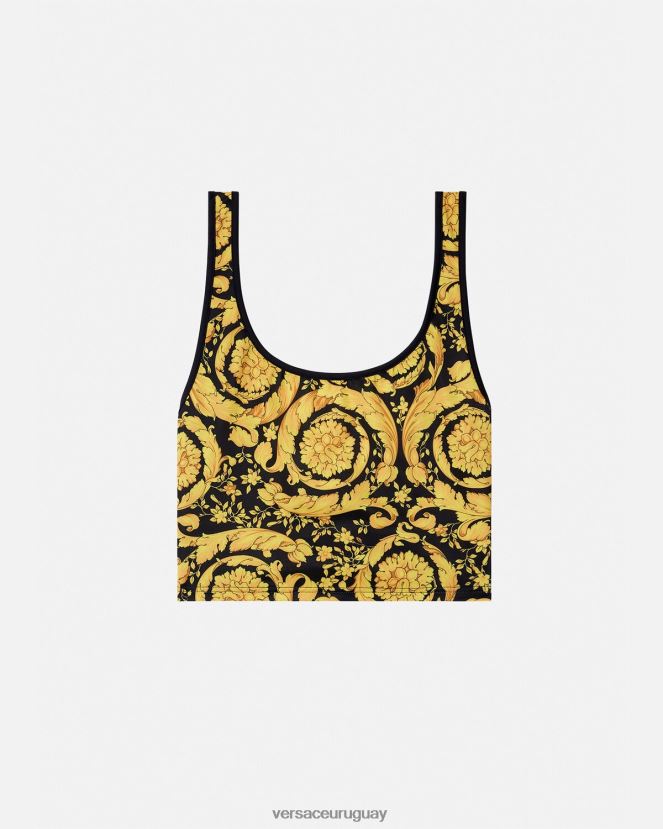 Versace top tankini barroco mujer imprimir ropa interior y ropa de playa H88R0H1172