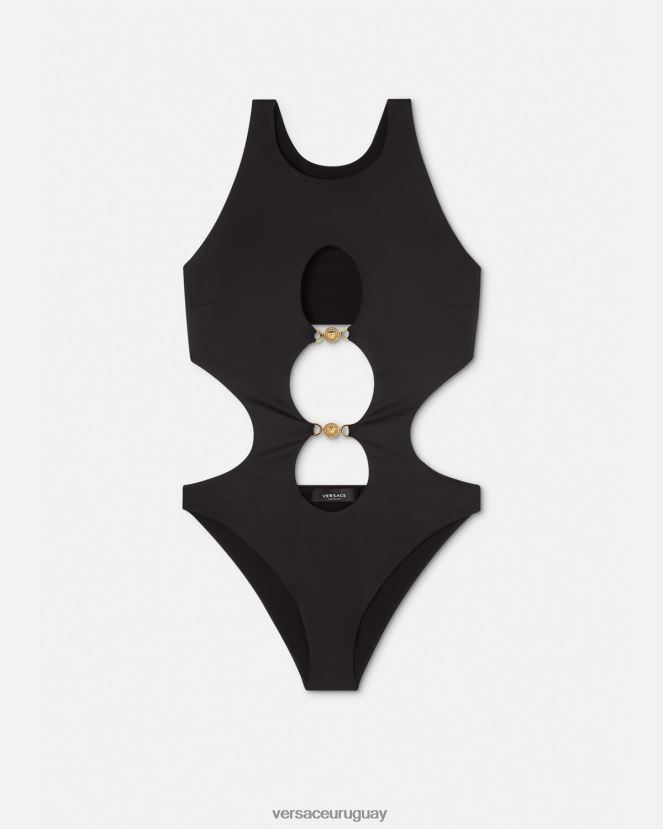 Versace traje de baño de una pieza con medusa '95 mujer negro ropa interior y ropa de playa H88R0H1148