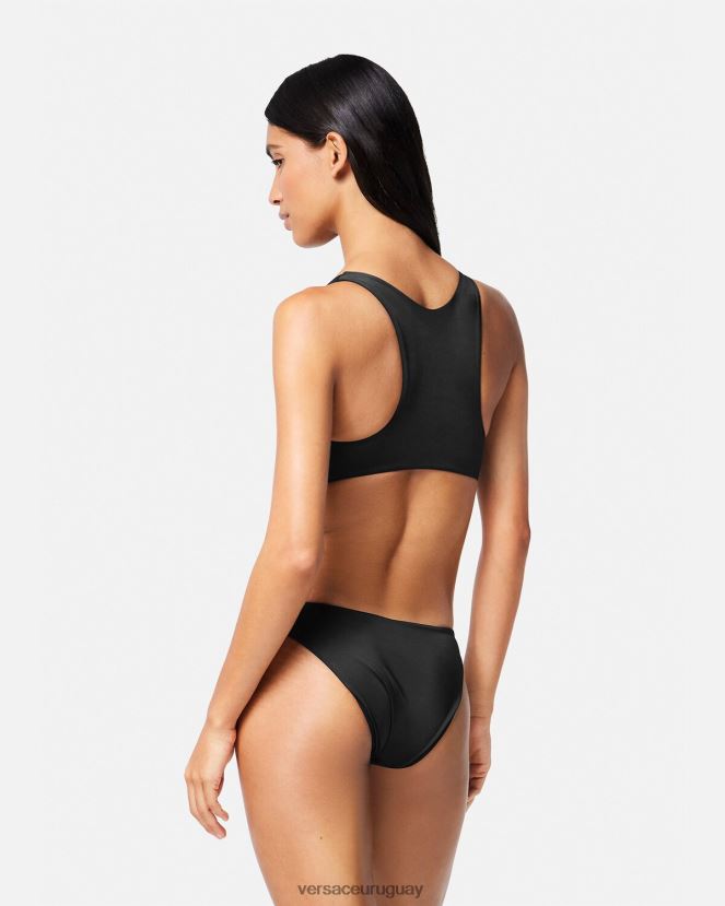 Versace traje de baño de una pieza con medusa \'95 mujer negro ropa interior y ropa de playa H88R0H1148