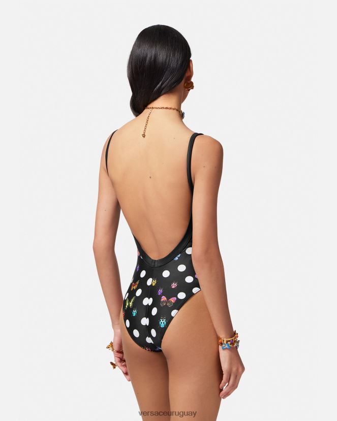 Versace traje de baño de una pieza mariposas mujer imprimir ropa interior y ropa de playa H88R0H1117
