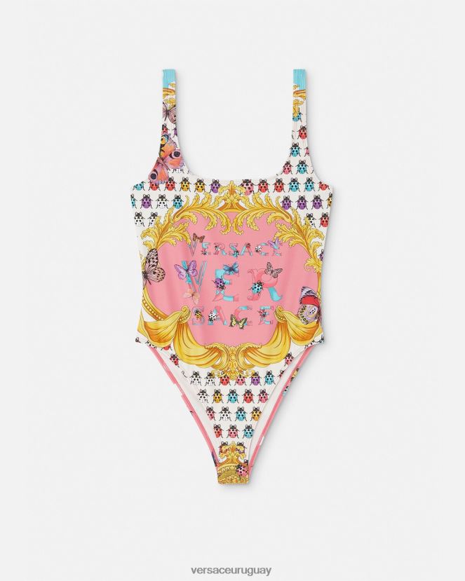 Versace traje de baño de una pieza mariposas mujer imprimir ropa interior y ropa de playa H88R0H1134