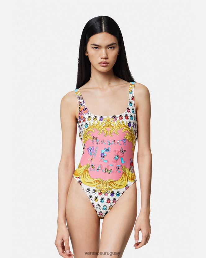 Versace traje de baño de una pieza mariposas mujer imprimir ropa interior y ropa de playa H88R0H1134
