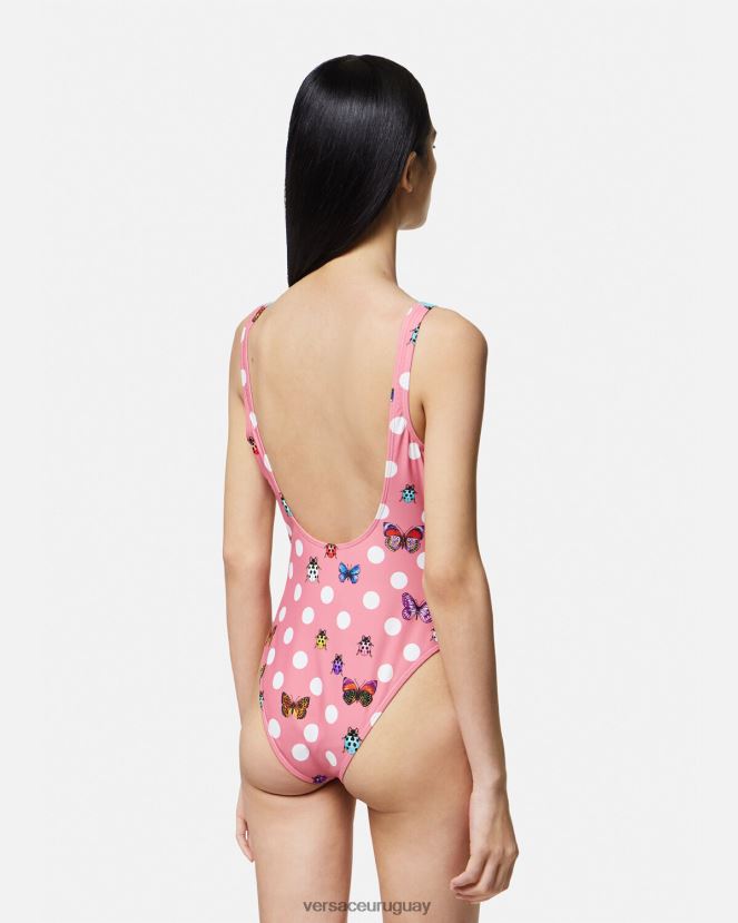 Versace traje de baño de una pieza mariposas mujer imprimir ropa interior y ropa de playa H88R0H1134