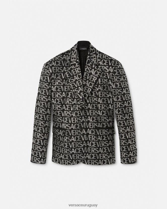 Versace blazer con cristales mujer un color ropa H88R0H115