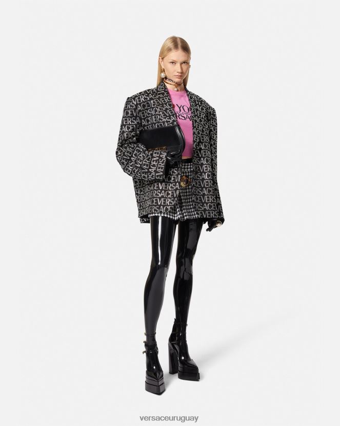 Versace blazer con cristales mujer un color ropa H88R0H115