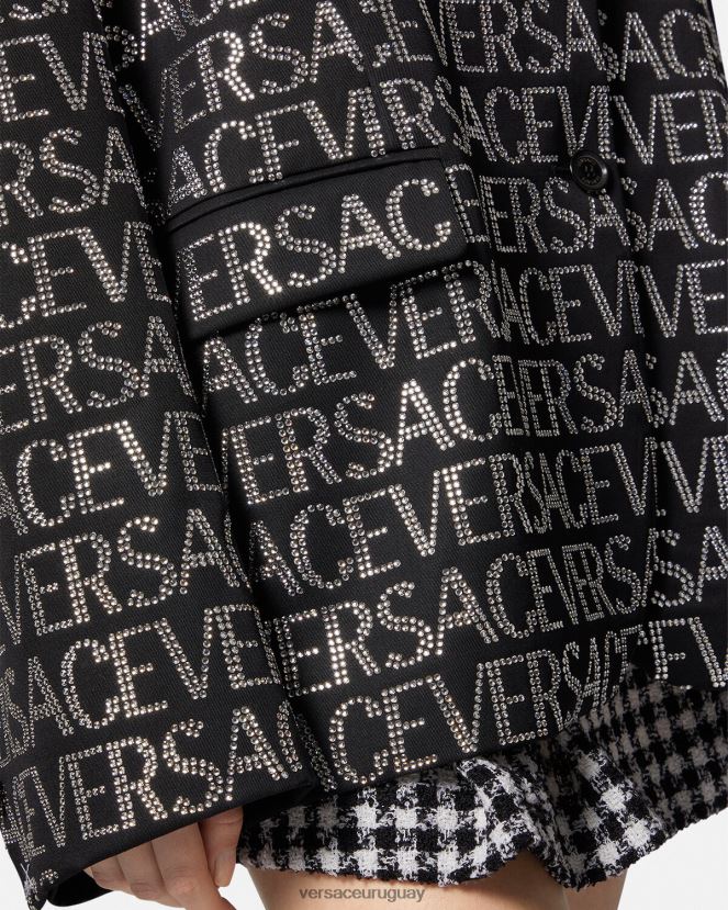 Versace blazer con cristales mujer un color ropa H88R0H115