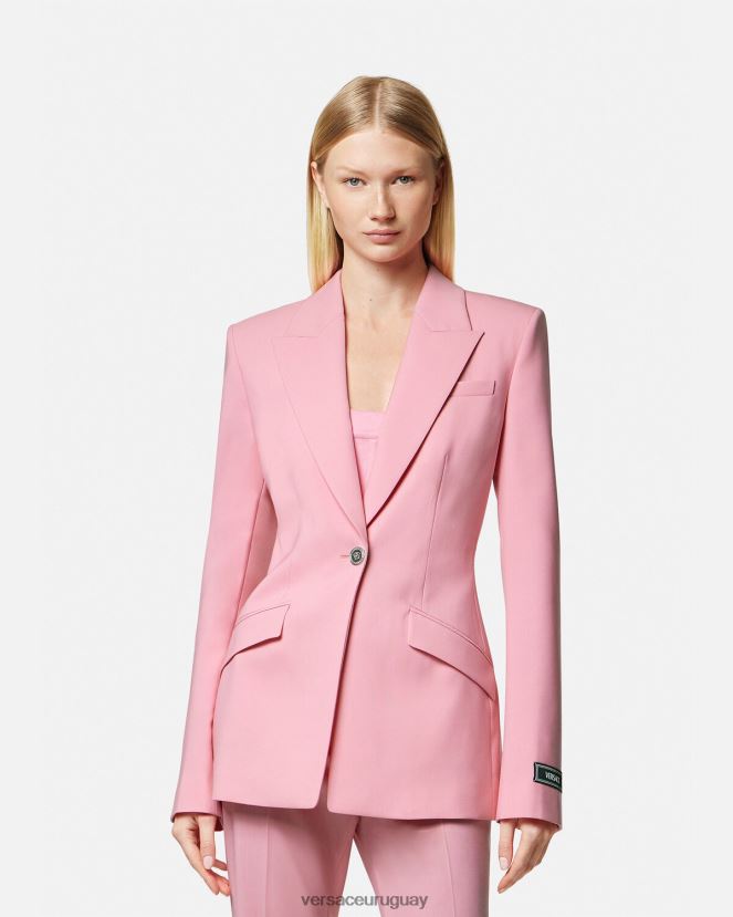 Versace blazer con medusa y botonadura sencilla mujer un color ropa H88R0H108