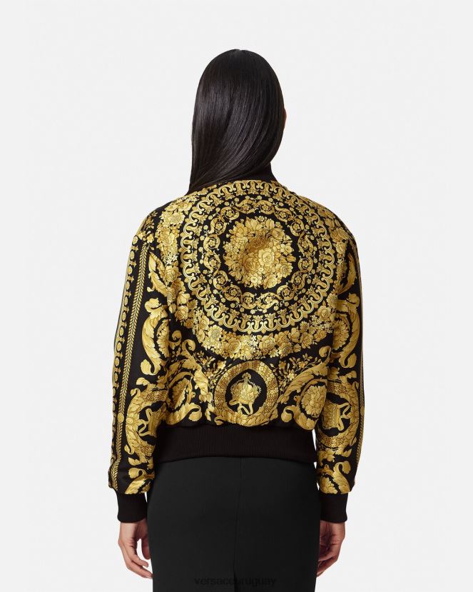 Versace chaqueta bomber reversible con diseño barroco mujer imprimir ropa H88R0H88