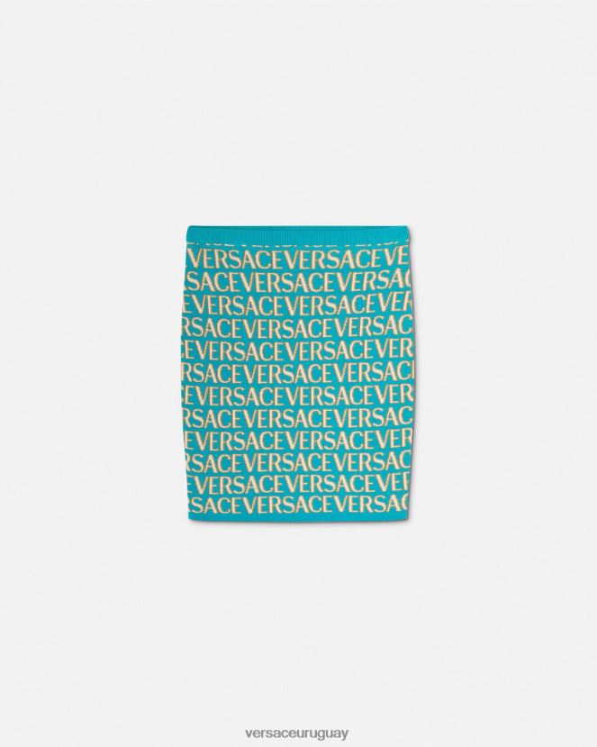 Versace falda de punto mujer imprimir ropa H88R0H163