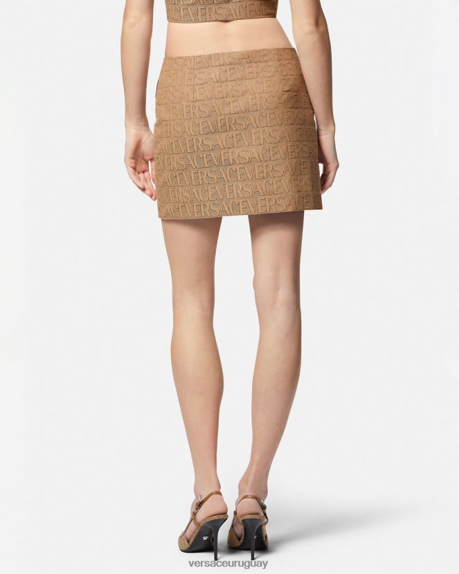 Versace minifalda por toda la prenda mujer imprimir ropa H88R0H164