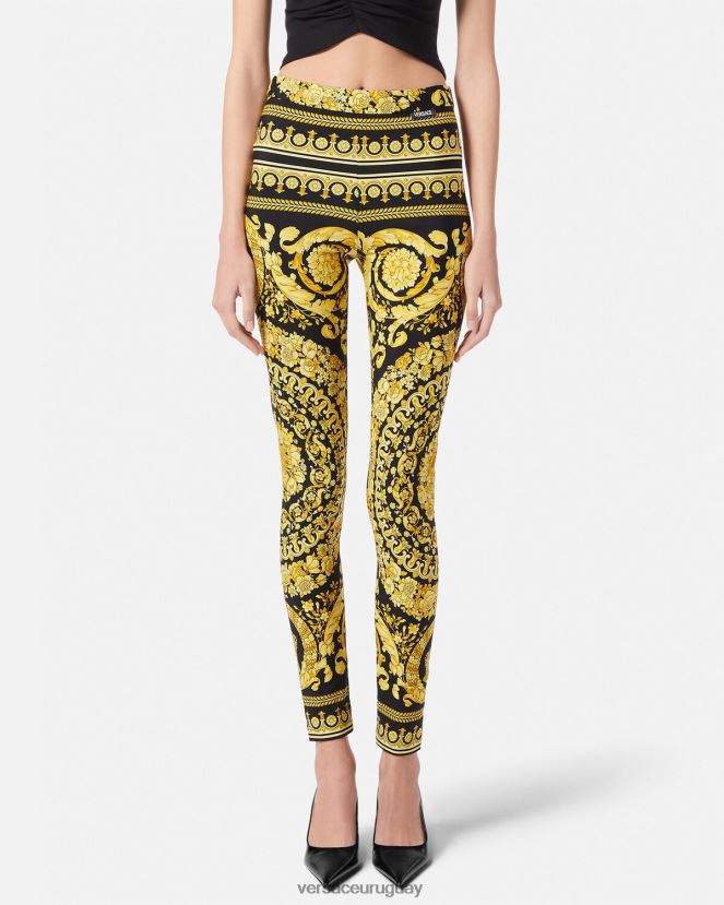 Versace leggings barrocos mujer imprimir ropa H88R0H199