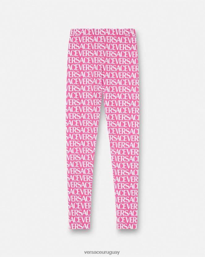 Versace leggings por toda la prenda mujer rosa y estampado ropa H88R0H212