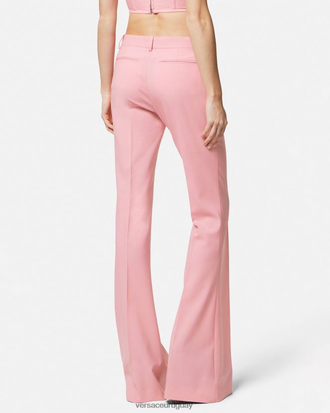 Versace pantalones acampanados mujer un color ropa H88R0H120