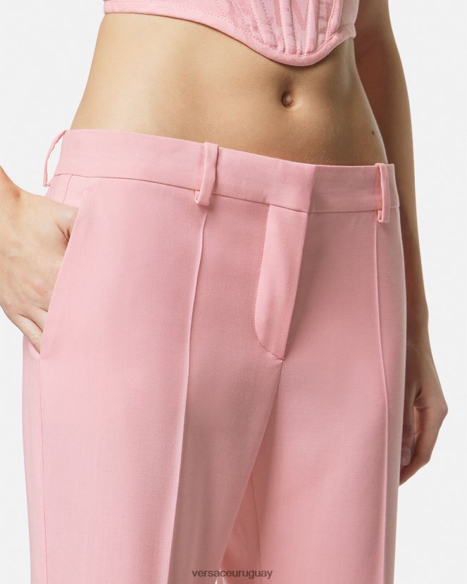 Versace pantalones acampanados mujer un color ropa H88R0H120