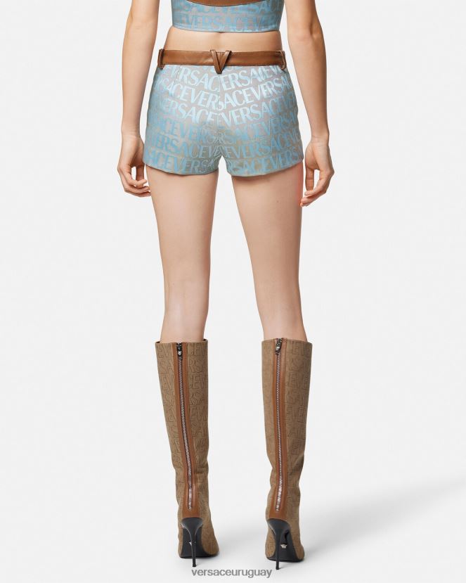 Versace pantalones cortos mujer imprimir ropa H88R0H194