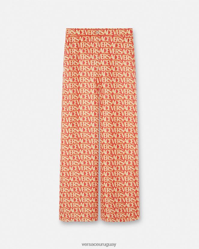 Versace pantalones de seda mujer imprimir ropa H88R0H192