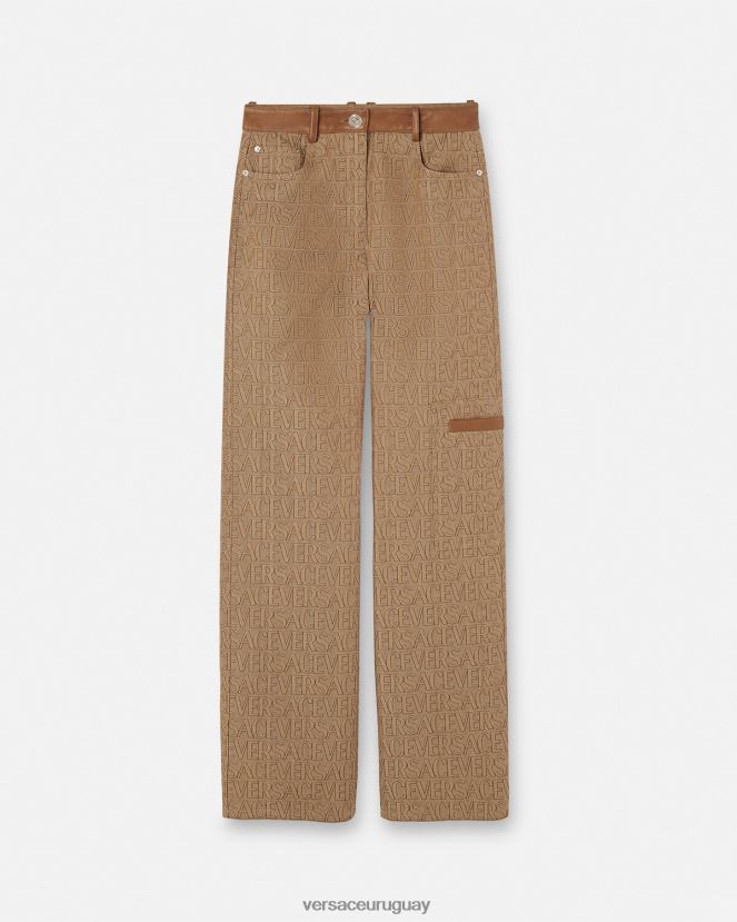 Versace pantalones por toda la prenda mujer imprimir ropa H88R0H195