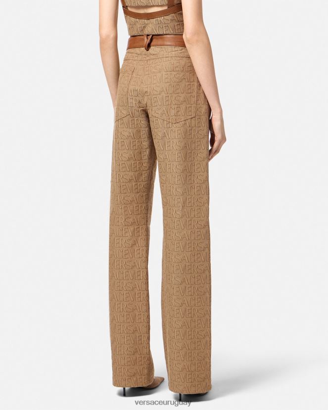 Versace pantalones por toda la prenda mujer imprimir ropa H88R0H195