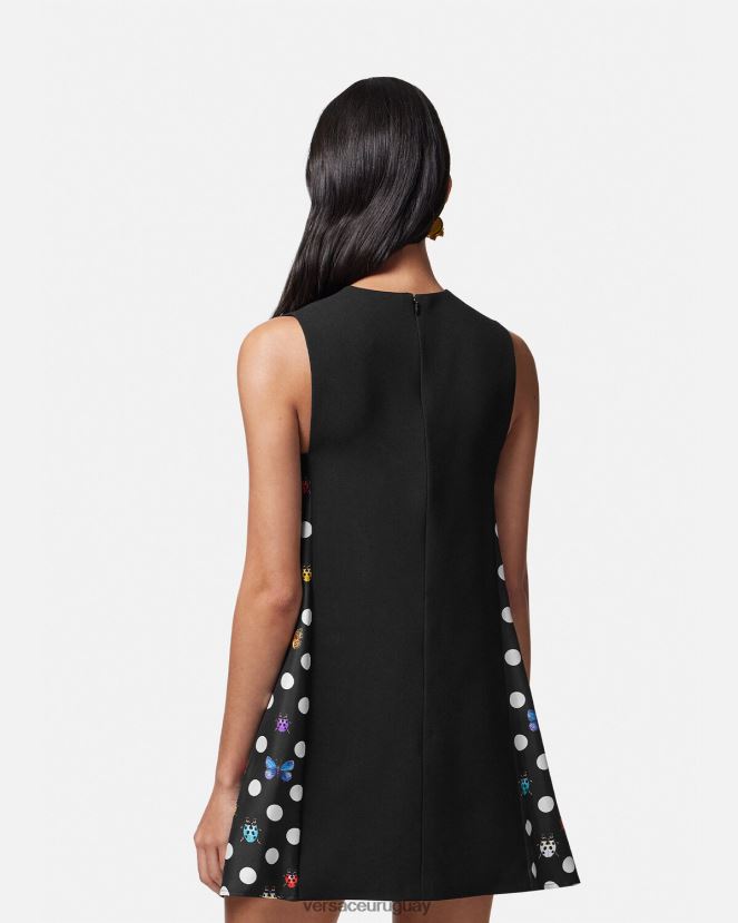 Versace mini vestido de mariposas mujer un color ropa H88R0H3